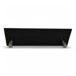 Gugan's Acrylic Desk Name Plate – Personalized Custom Table Sign Plate | Office Name Plaque with 2 Studs | Executive Desk Signage for Business, Conference, Home Office (12 x 4 Inch, Golden)