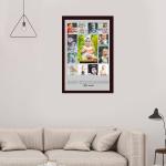 Customized Collage Photo Frames for Wall, Personalised Photo Frame for Birthday, Anniversary, Wedding Gift (12 x 8 Inches, Design 03)