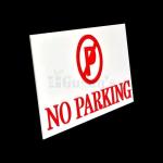 No Parking Acrylic Sign Board Display for Office Restaurant Hospital Mall Colleges School Hotels Bank Self Adhesive Engraved Acrylic Signboard Signage (12 X 6 Inches)