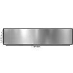 Sign Restroom Toilet Washroom ABS Plastic Self Adhesive Signboard Signage for Office, Hospitals, Colleges, Supermarket | Engraved Golden Acrylic Sheet (12 X 3 Inches) (Restroom)(Silver)