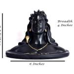 Decorative Adiyogi Statue Shiva Idol for Car Dashboard Home Decor Pooja Room Living Room Bedroom Table Decoration (7 x 5.5 x 4 Inch)
