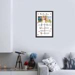 Customized Collage Photo Frames for Wall, Personalised Photo Frame for Birthday, Anniversary, Wedding Gift (12 x 8 Inches, Design 05)