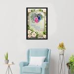 Personalized Wedding Anniversary Engineered Wood Photo Frame With Message For Wall Decoration | 12x8 Inch | Best Gift For Couple, Husband, Wife For Wedding, Anniversary Gift (Design-4)