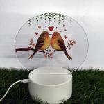 Gugan's Gifts Acrylic Personalized Illusion Photo Lamp – A Customizable lamp with Name, and Date, Perfect for Couples. (Model 9)