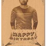 Gifts Personalized Engraved Rectangular Wooden Photo Frame Happy Birthday Gift for Boyfriend | Husband | Brother (8 x 12 Inches)