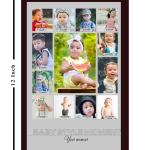 Customized Collage Photo Frames for Wall, Personalised Photo Frame for Birthday, Anniversary, Wedding Gift (12 x 8 Inches, Design 03)