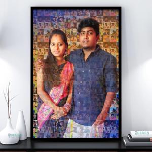 Personalized Mosaic Photo Frame