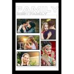 Customized Collage Photo Frames for Wall, Personalised Photo Frame for Birthday, Anniversary, Wedding Gift (12 x 8 Inches, Design 01)
