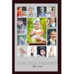 Customized Collage Photo Frames for Wall, Personalised Photo Frame for Birthday, Anniversary, Wedding Gift (12 x 8 Inches, Design 03)