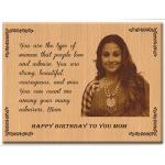 Gifts Customized Engraved Wooden Photo Frame | Happy Birthday Gift for Mom | Aunt | Teacher Gift Ideas for Women (6 X 4 Inches)